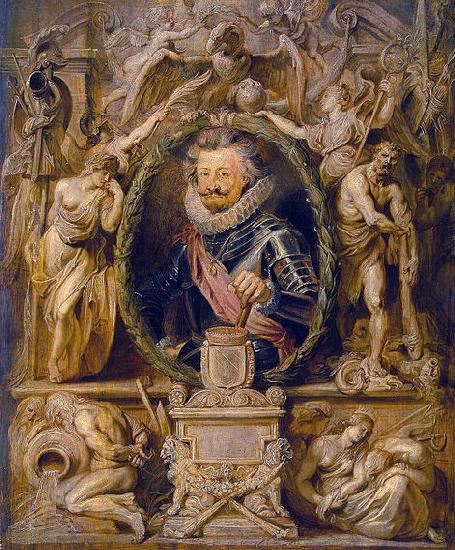 Peter Paul Rubens Charles Bonaventura de Longueval, Count de Bucquoi oil painting image